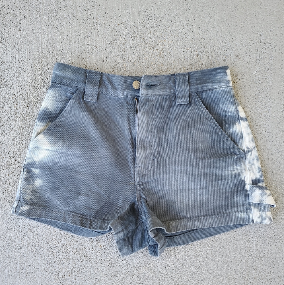 Pacsun tye dyed  jean shorts